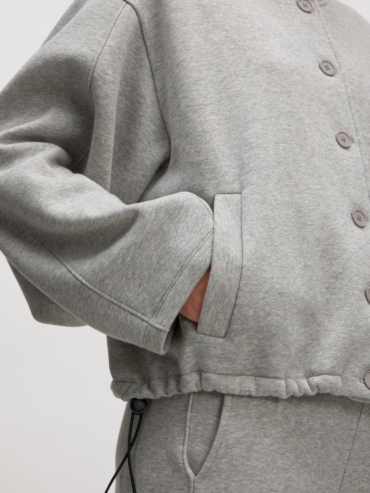 EDITED Jilian Sweat Jack Grey Melange