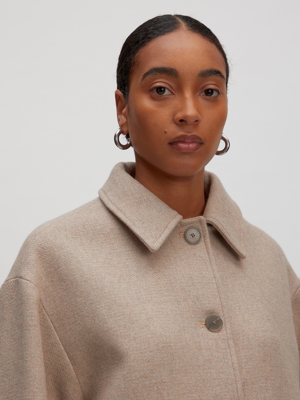 EDITED Jen Wool Jacket Taupe