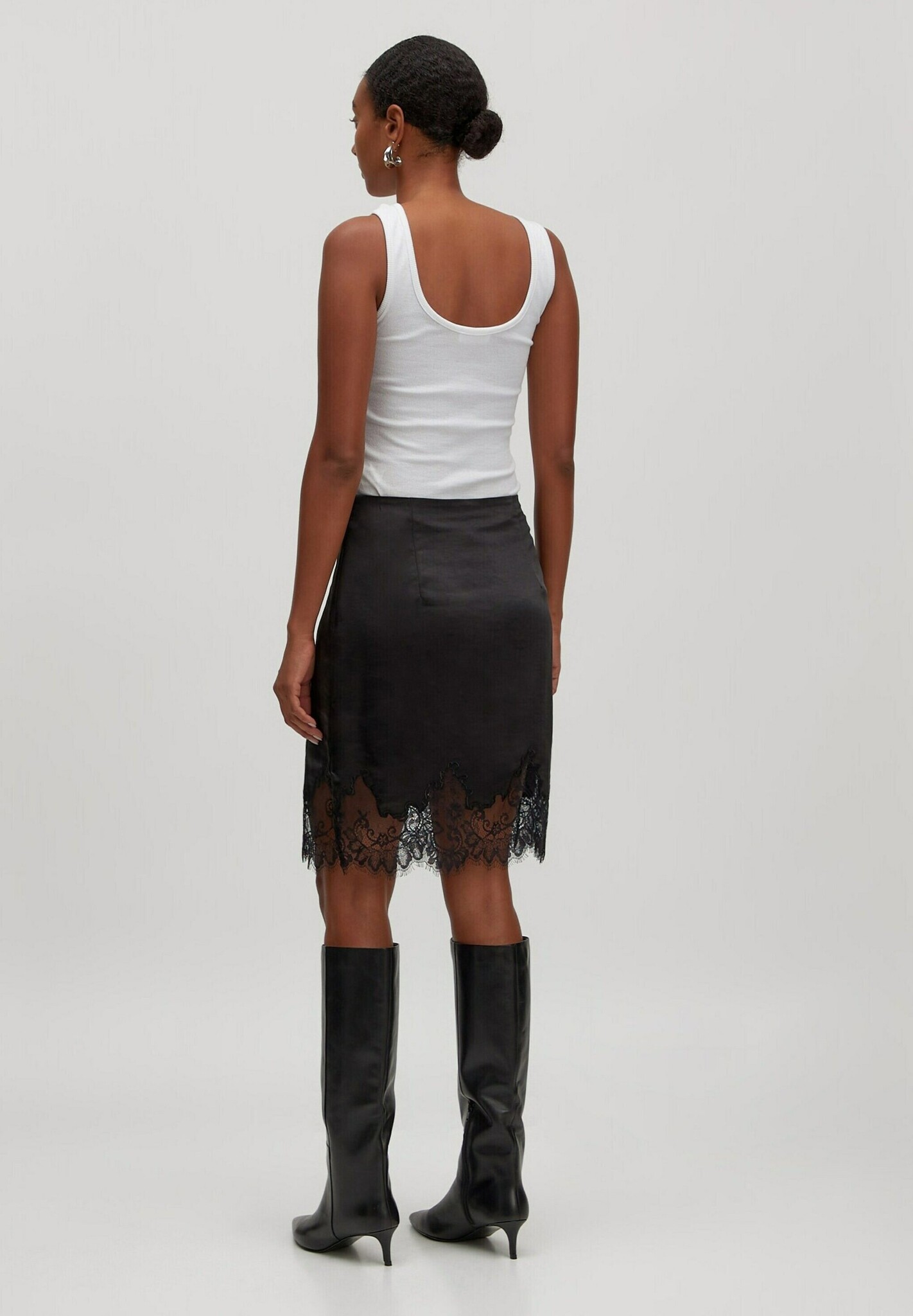 EDITED Franja Skirt Black