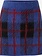 EDITED Lo Skirt Blue Check