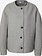 EDITED Aino Wool Jacket Grey Melange