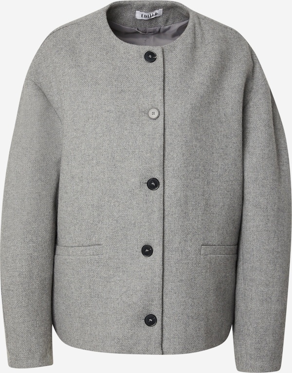 EDITED Aino Wool Jacket Grey Melange