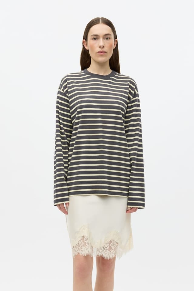 ENVII Enkulla Longsleeve Brown Yellow Stripes