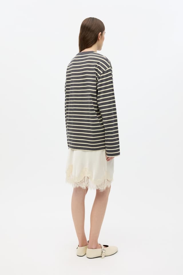 ENVII Enkulla Longsleeve Brown Yellow Stripes