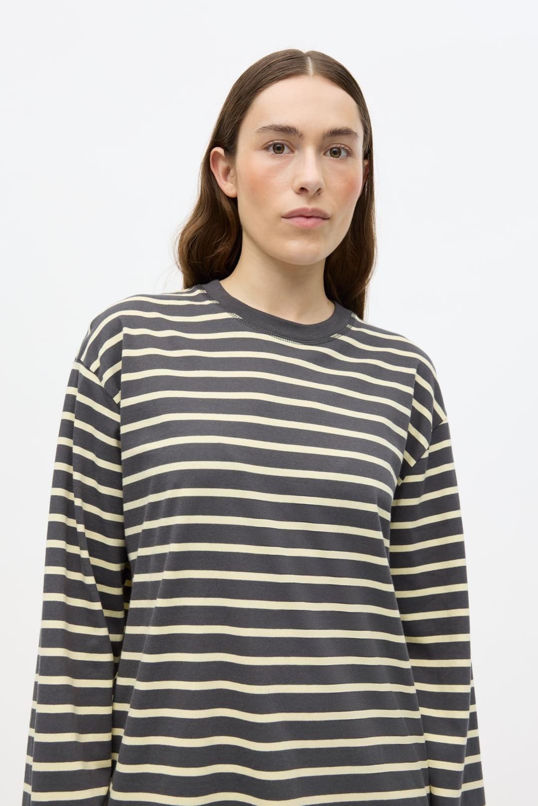 ENVII Enkulla Longsleeve Brown Yellow Stripes