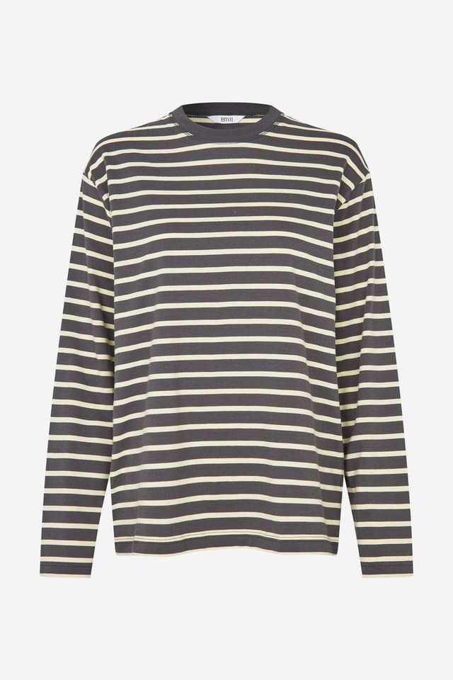 ENVII Enkulla Longsleeve Brown Yellow Stripes