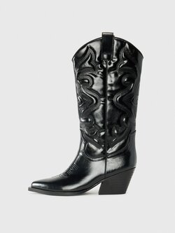 BIANCO Biajody Western Boots Black