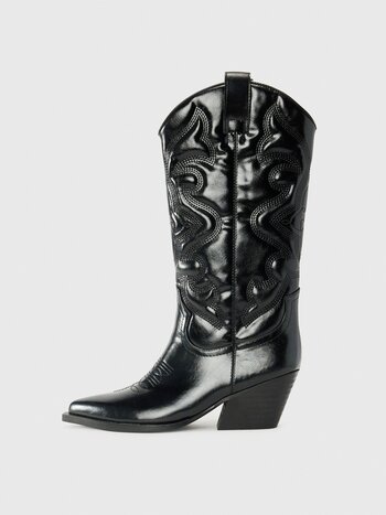 BIANCO Biajody Western Boots Black