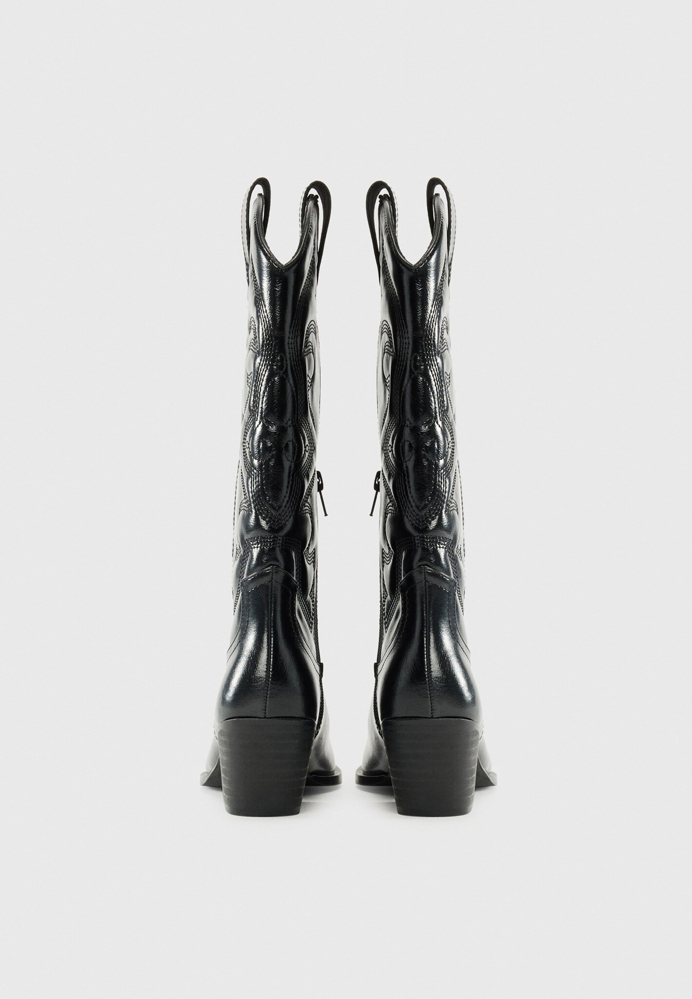 BIANCO Biajody Western Boots Black