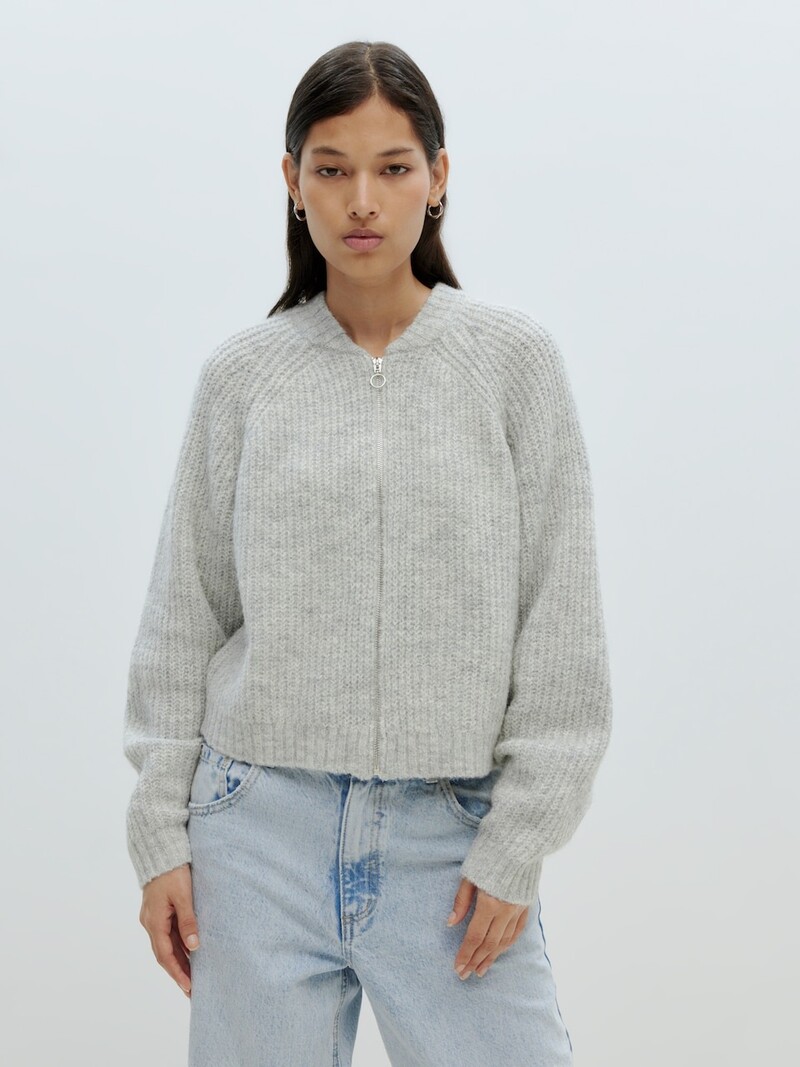 EDITED Rani Cardigan Grey Melange