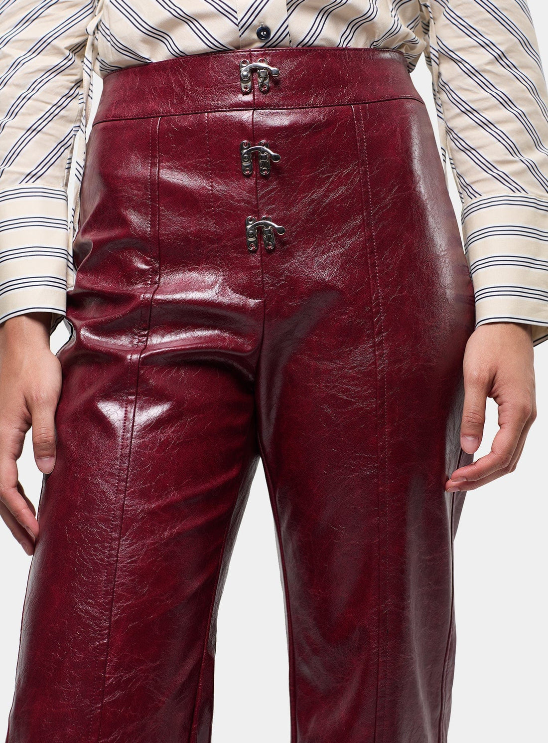 LAAGAM Ronnie Burgundy Pants