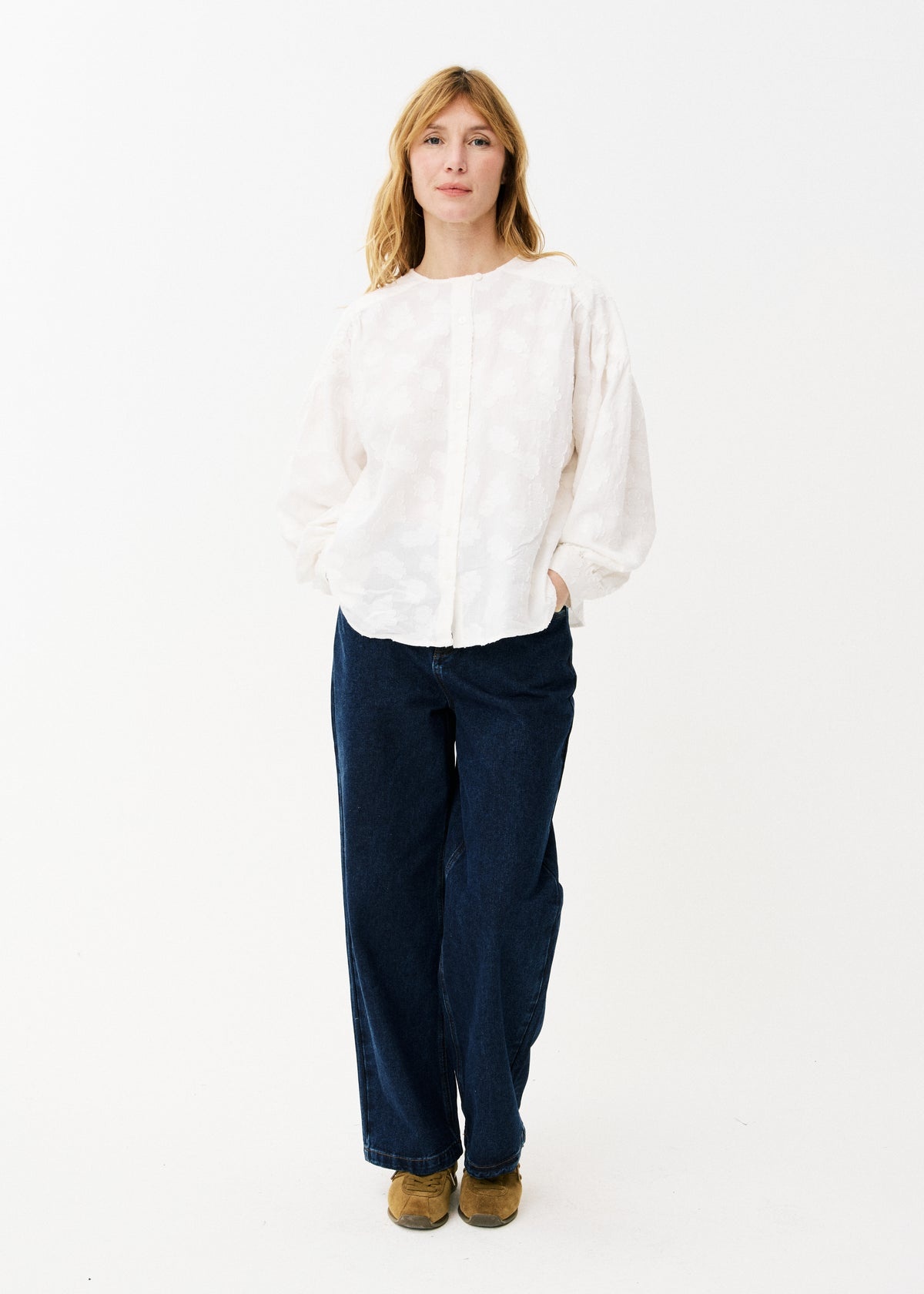 MAISON ANANA Aniella Blouse White