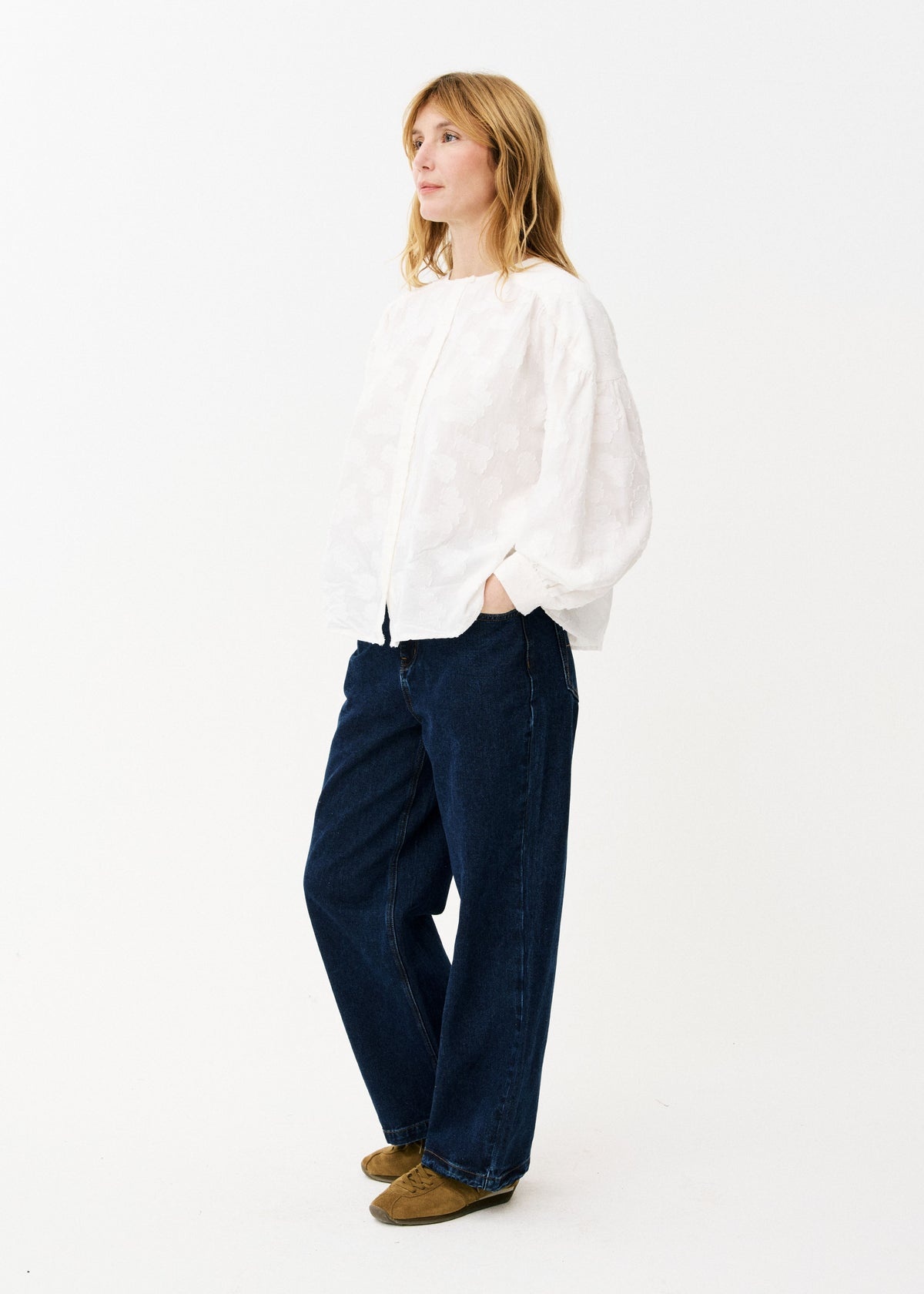 MAISON ANANA Aniella Blouse White