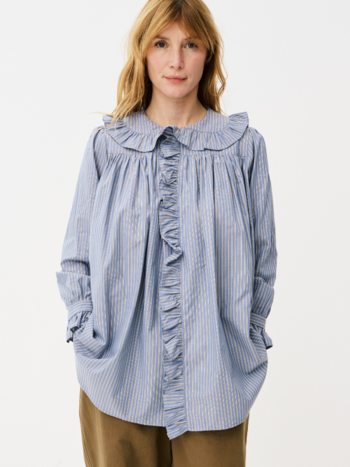 MAISON ANANA Steffi Blouse Striped Blue