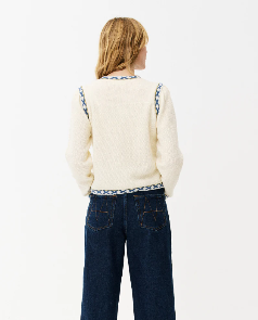 MAISON ANANA Cardigan Prissie White