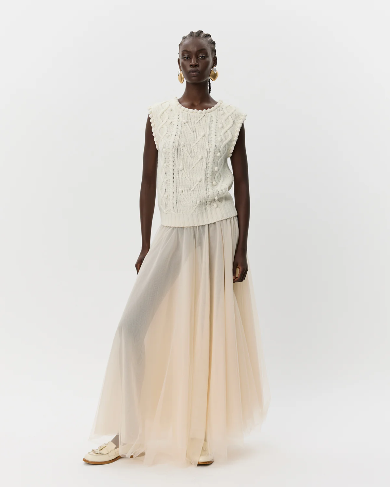 SOFIE SCHNOOR Kayla Skirt Beige