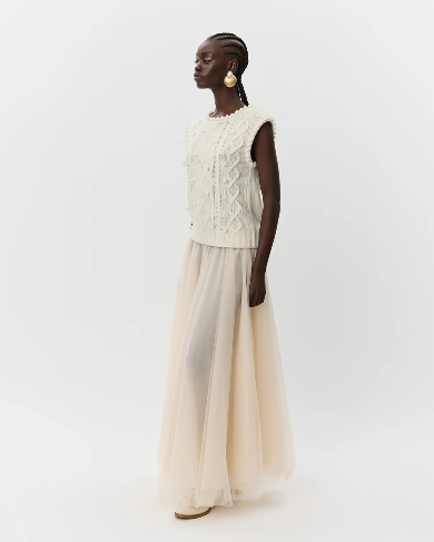 SOFIE SCHNOOR Kayla Skirt Beige