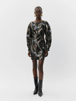 SOFIE SCHNOOR Zola Dress Black Print