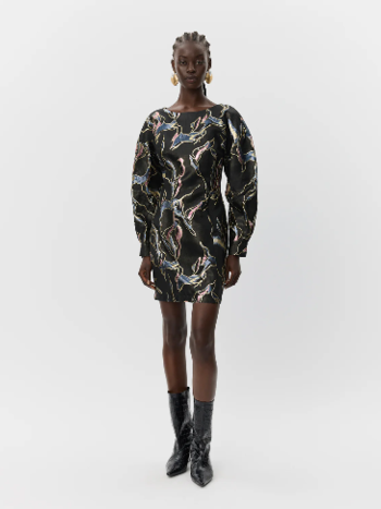 SOFIE SCHNOOR Zola Dress Black Print