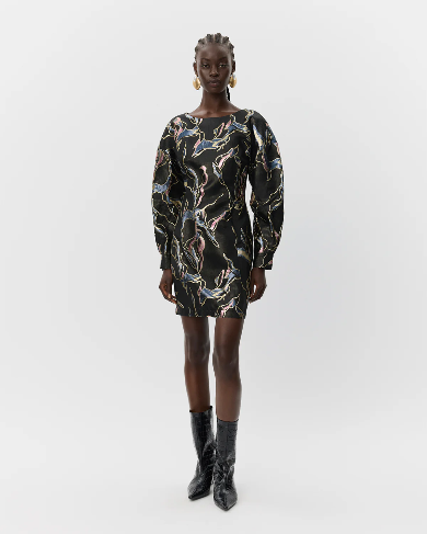 SOFIE SCHNOOR Zola Dress Black Print