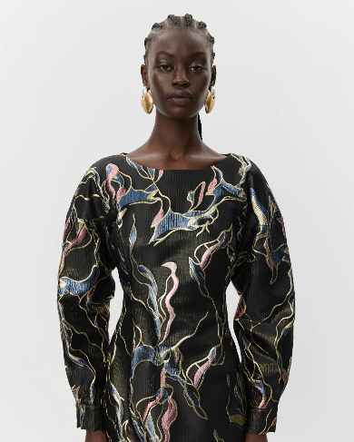 SOFIE SCHNOOR Zola Dress Black Print