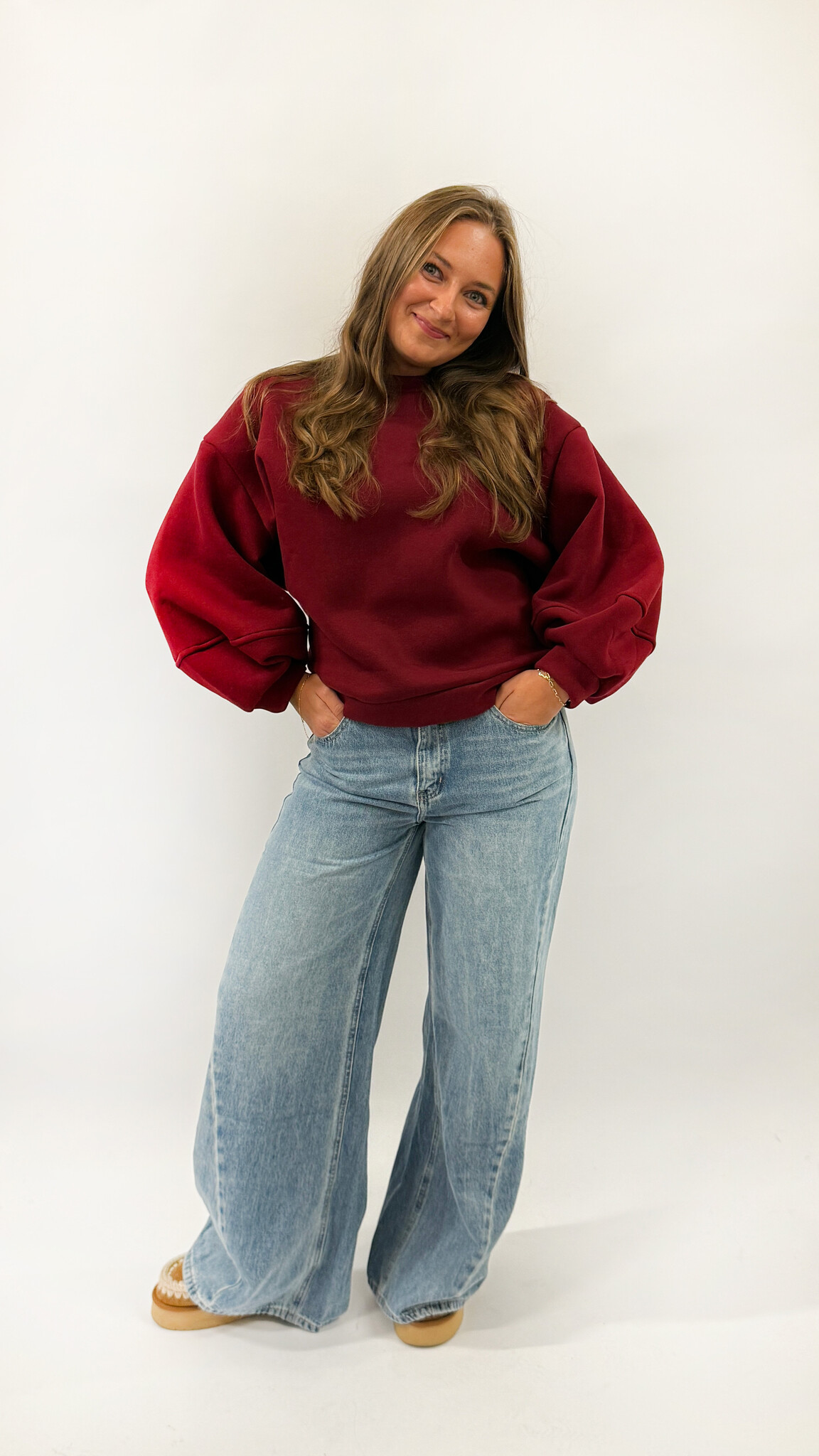 North Sweater Burgundy TU