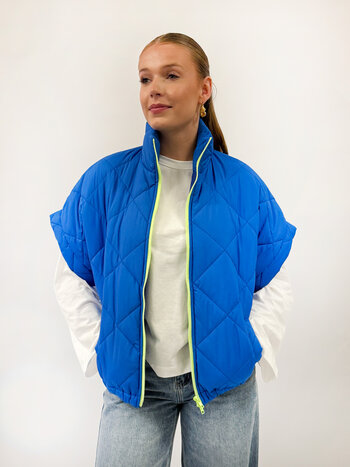 MM Joline Veste Bright Blue Fluo Yellow
