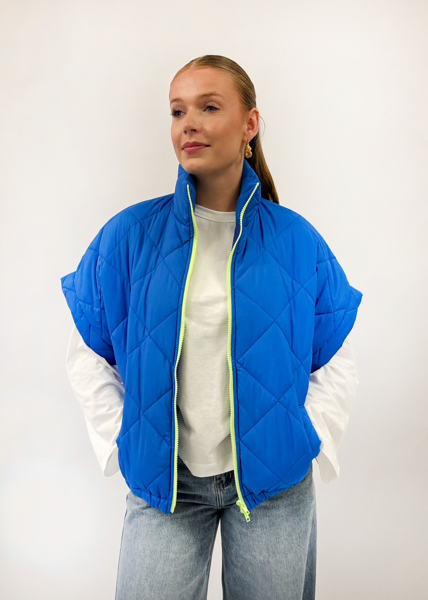 MM Joline Veste Bright Blue Fluo Yellow