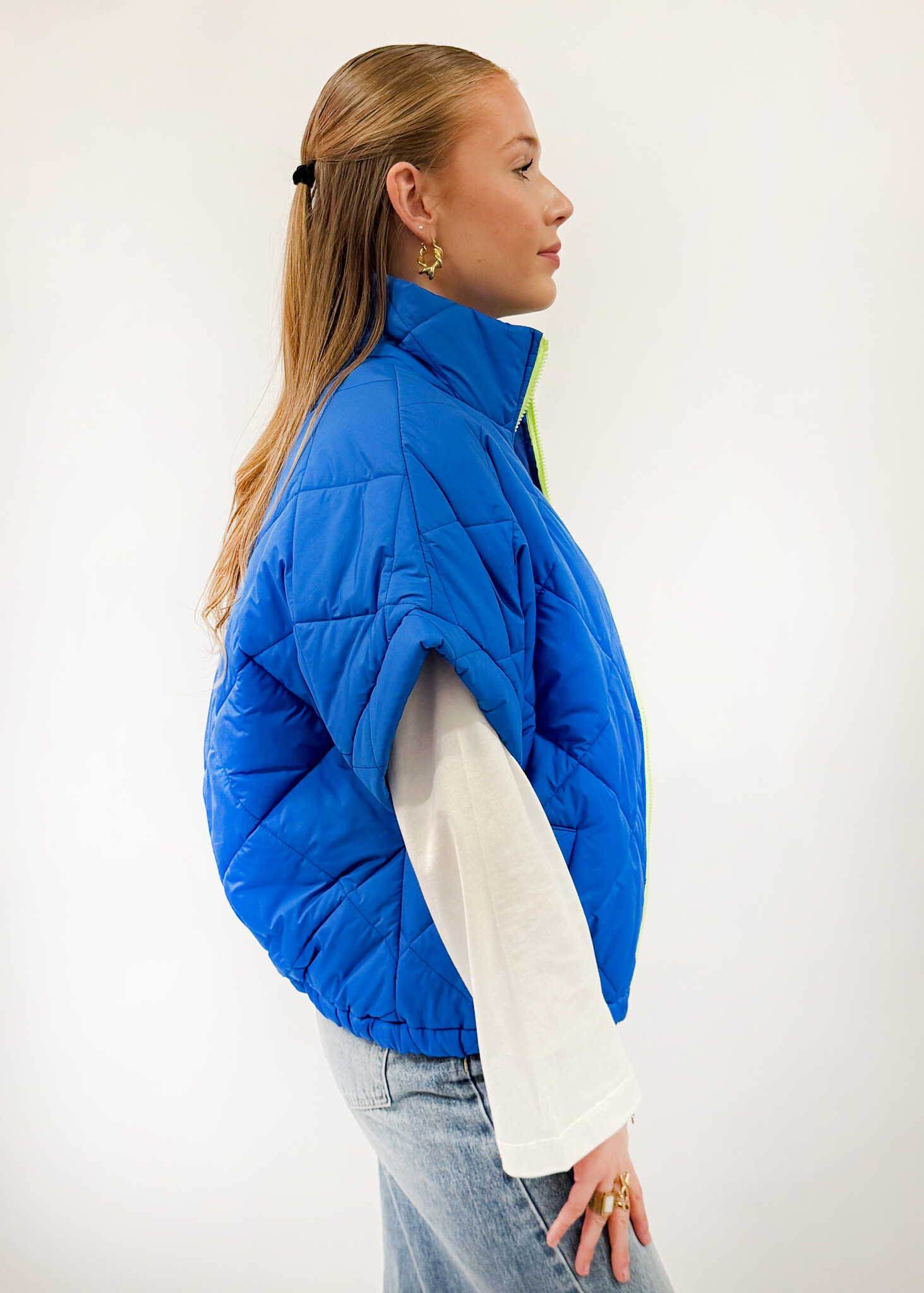MM Joline Veste Bright Blue Fluo Yellow