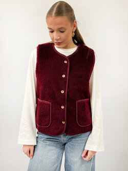 MM Sammie Veste Teddy TU Burgundy