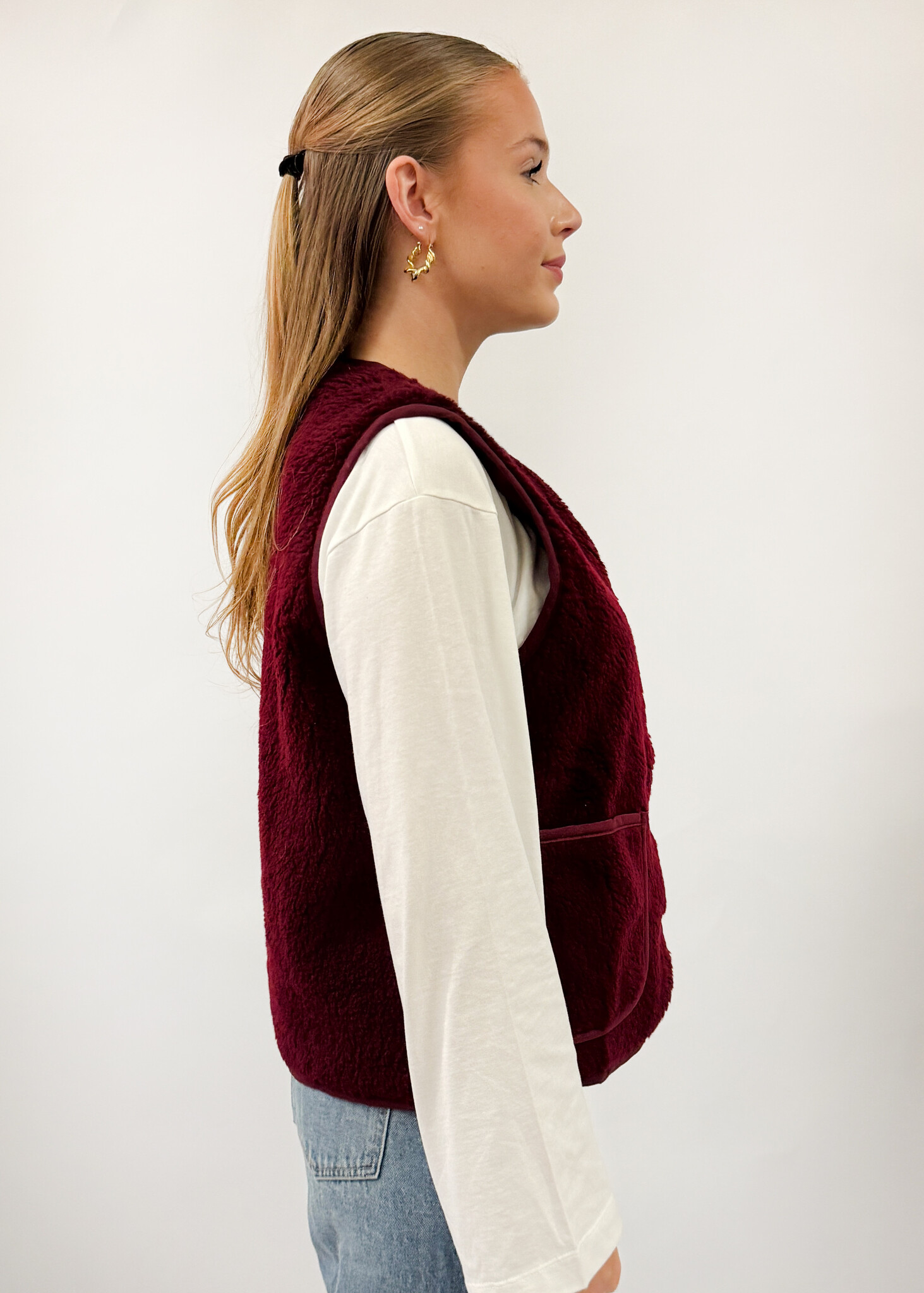 MM Sammie Veste Teddy TU Burgundy