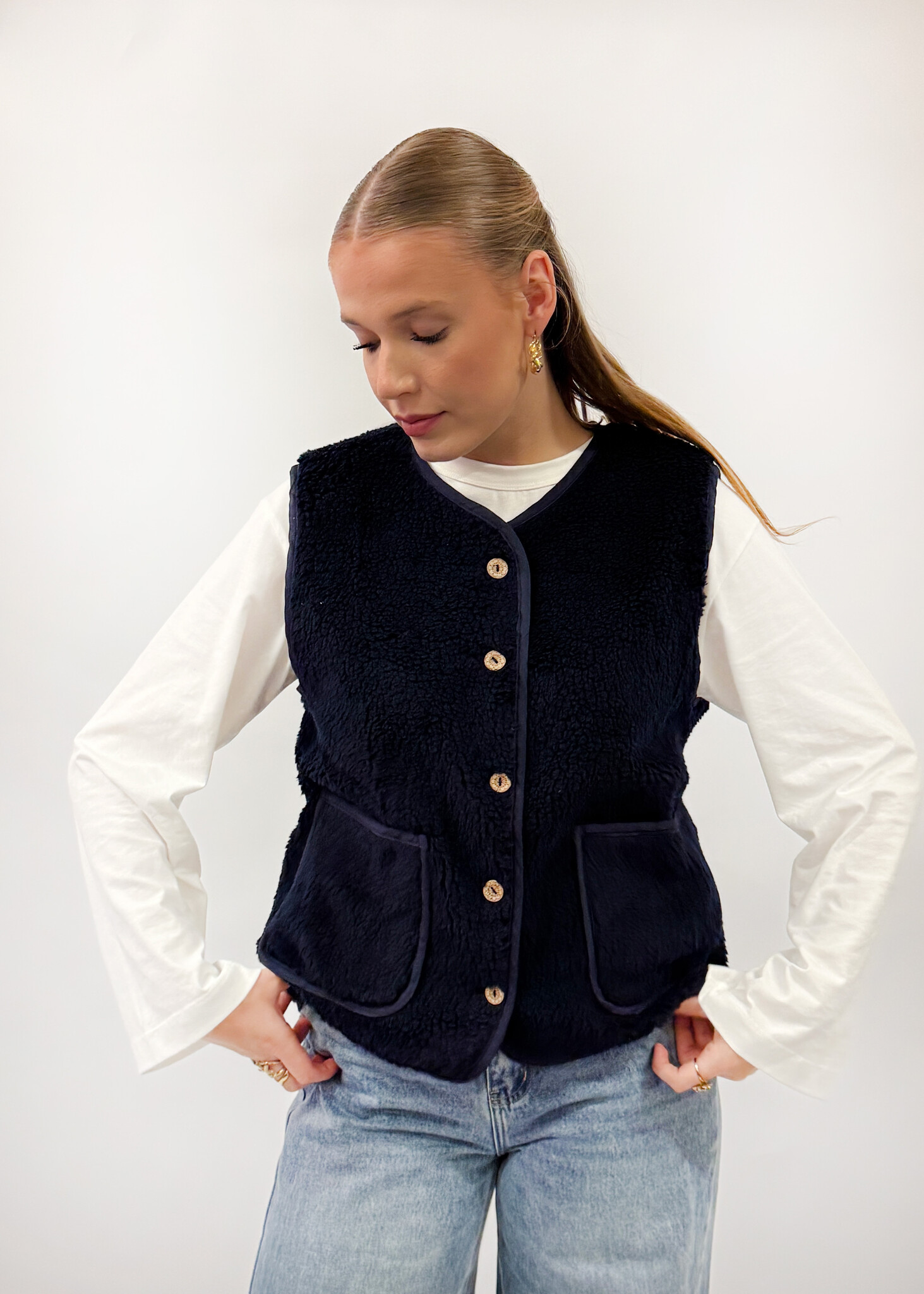 MM Sammie Veste Teddy TU Navy
