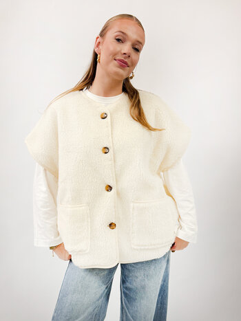 Copy of Elsa Teddy Gilet Pink TU