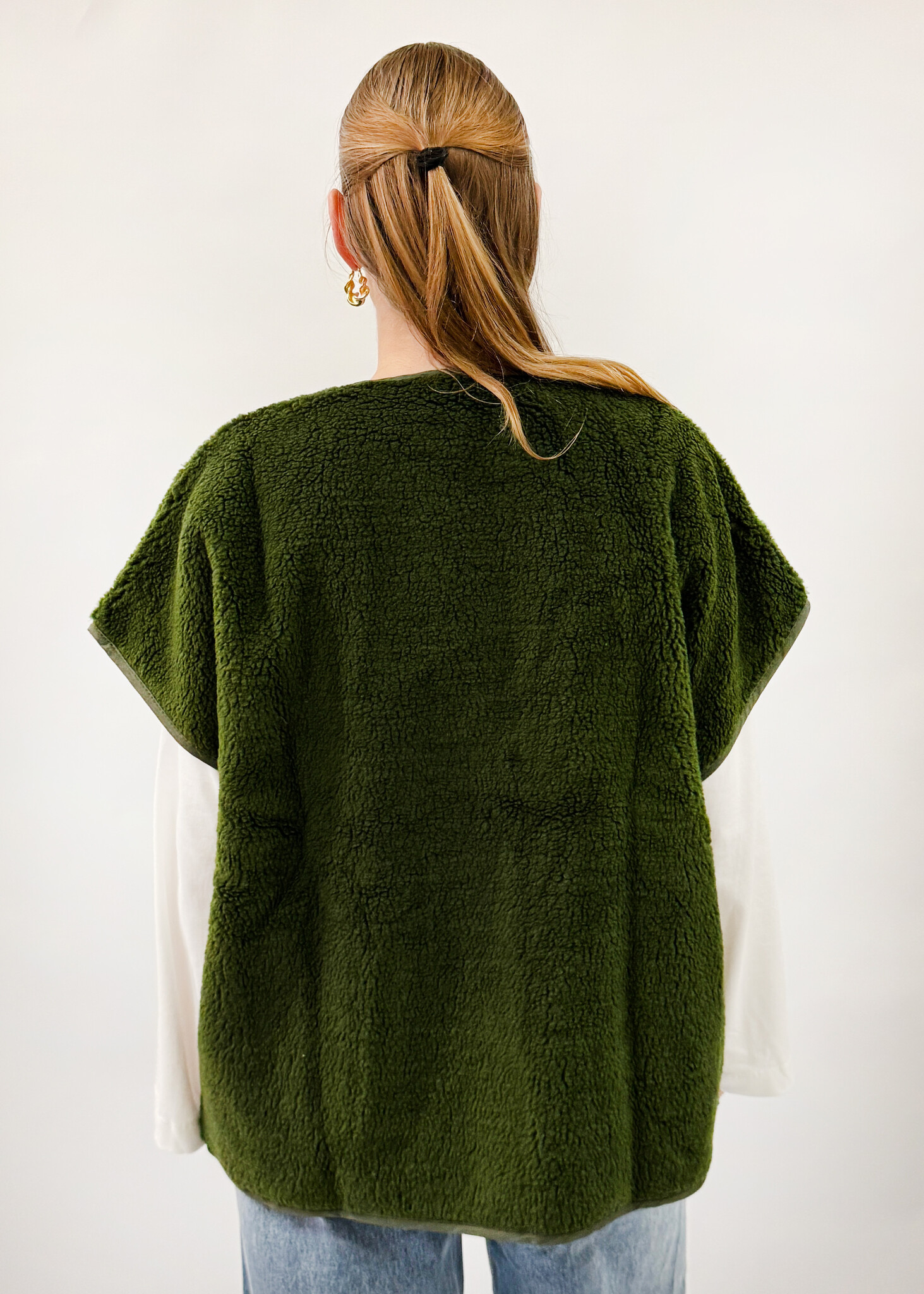 Elsa Teddy Gilet Kaki TU