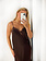 MM Pipa Dress Chocolate Brown TU