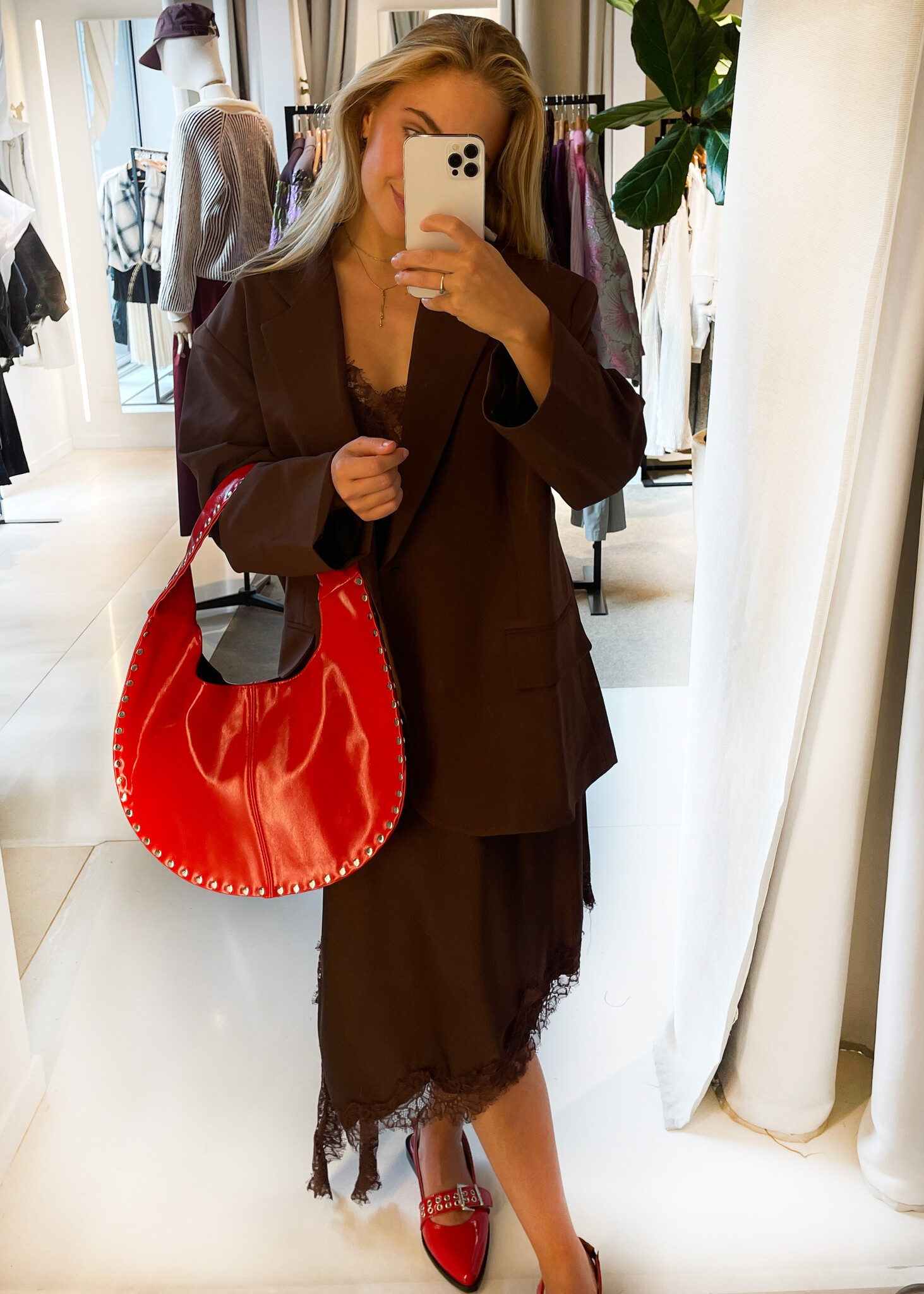 MM Pipa Dress Chocolate Brown TU