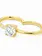 BILLION AVENUE Gaya Solitaire Ring Gold