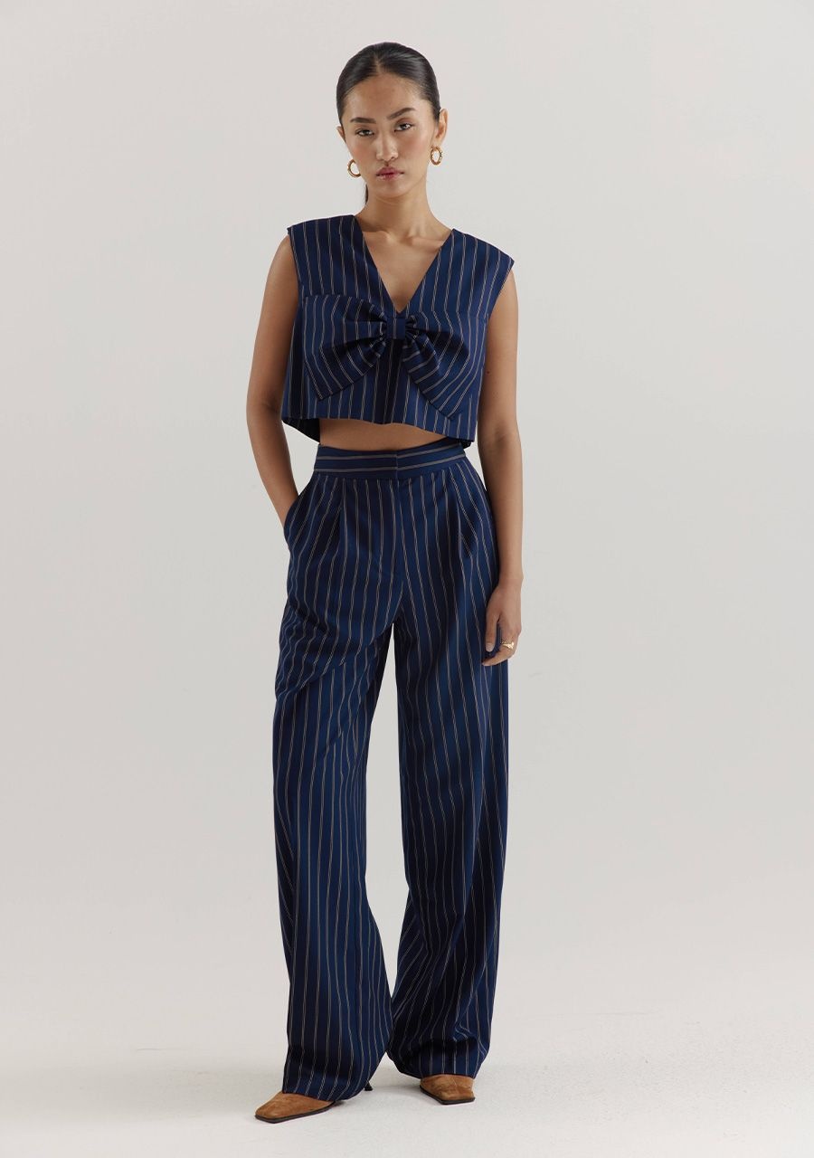 HARPER & YVE Anna Pants Blue Stripes