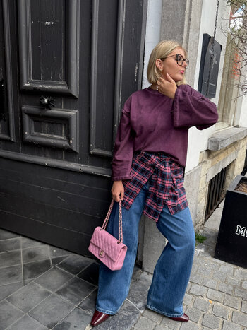 MM Washed Burgundy Sweatshirt TU