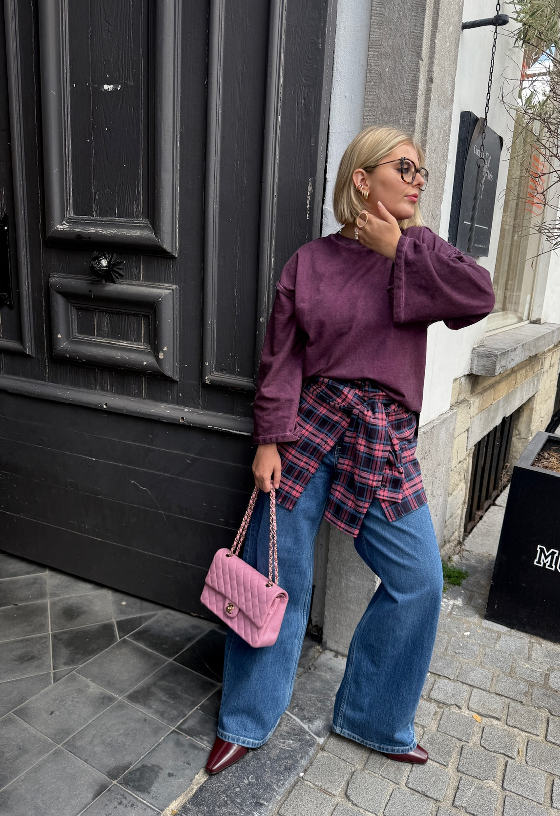 MM Washed Burgundy Sweatshirt TU