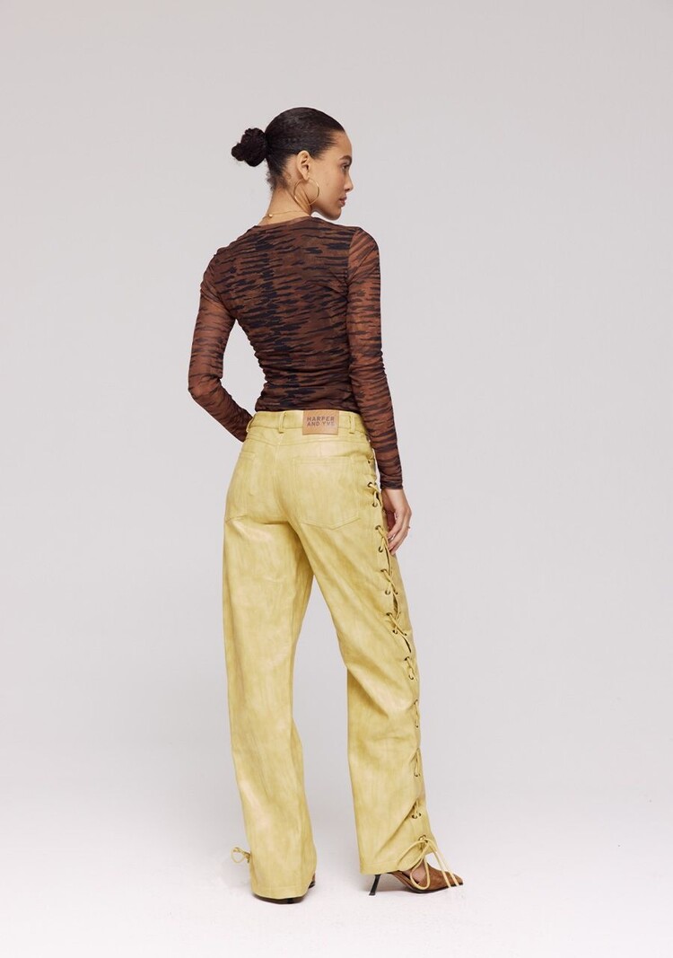 HARPER & YVE June Longsleeve Brown Zebra