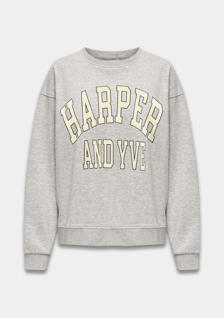 HARPER & YVE Varsity Sweater Grey