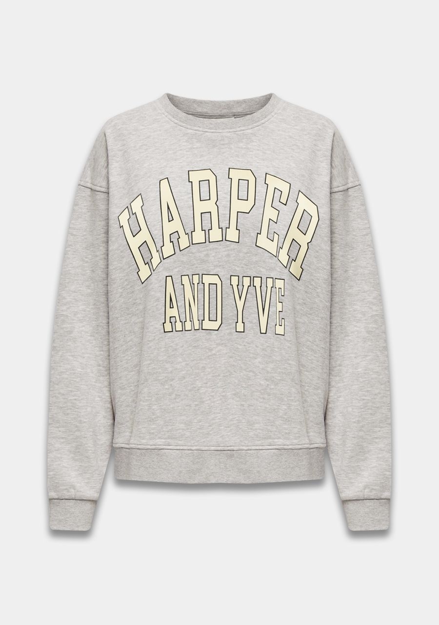 HARPER & YVE Varsity Sweater Grey
