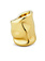 BILLION AVENUE Molten Ara Earcuff Gold