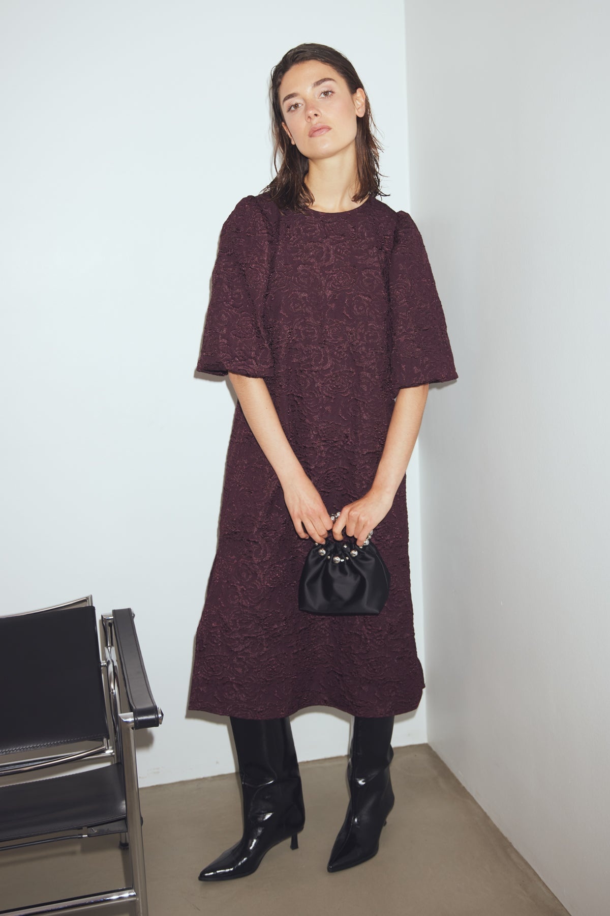 NOELLA N-Pastis Long Dress Winetasting