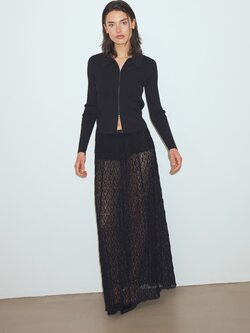 NOELLA N- Lexanne Skirt Black Lace