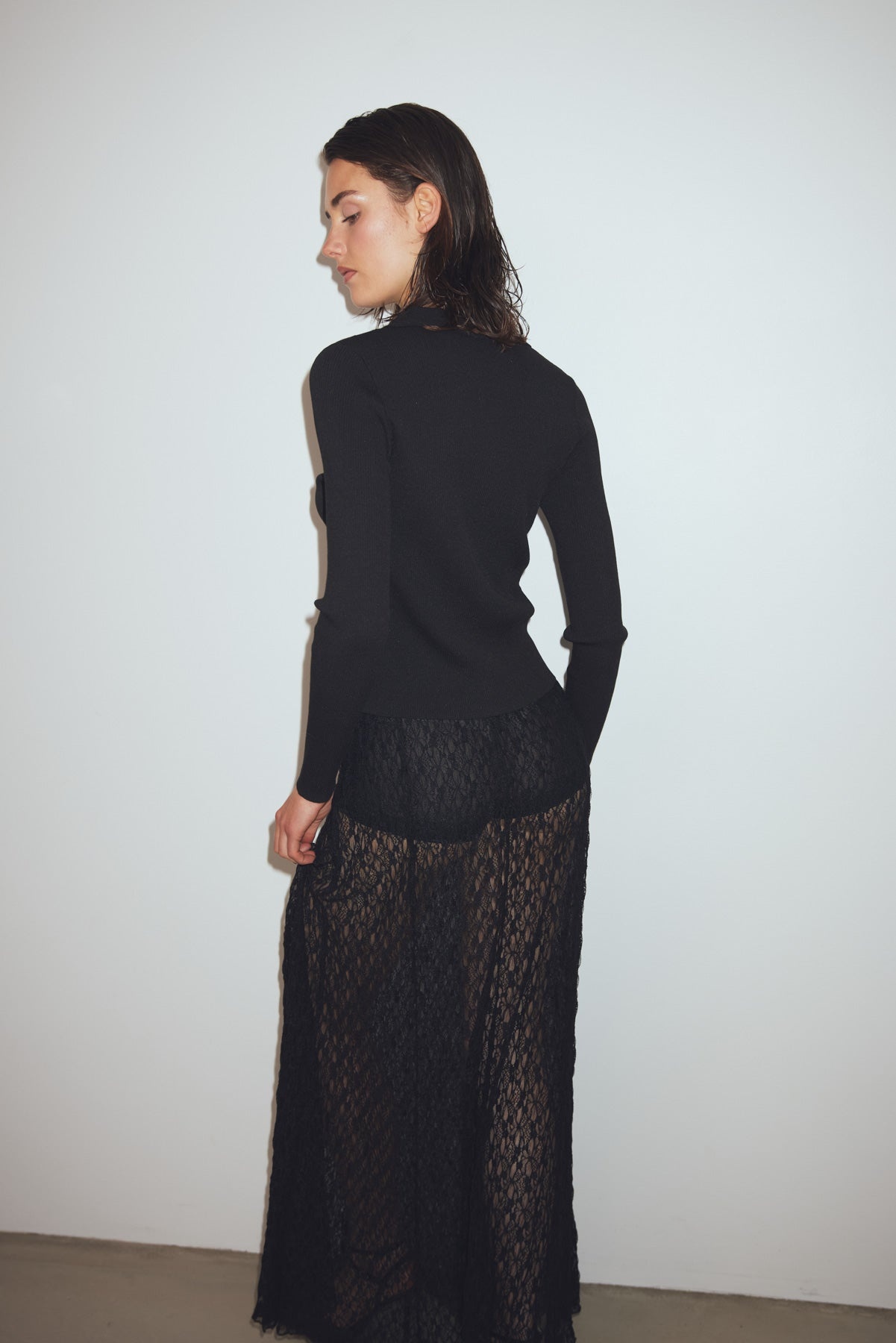 NOELLA N- Lexanne Skirt Black Lace