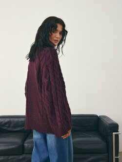 NOELLA Lisbeth Knit Burgundy TU
