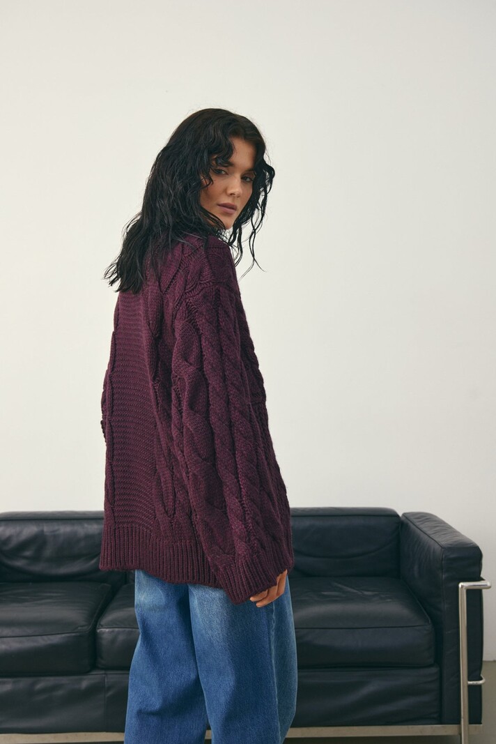 NOELLA Lisbeth Knit Burgundy TU