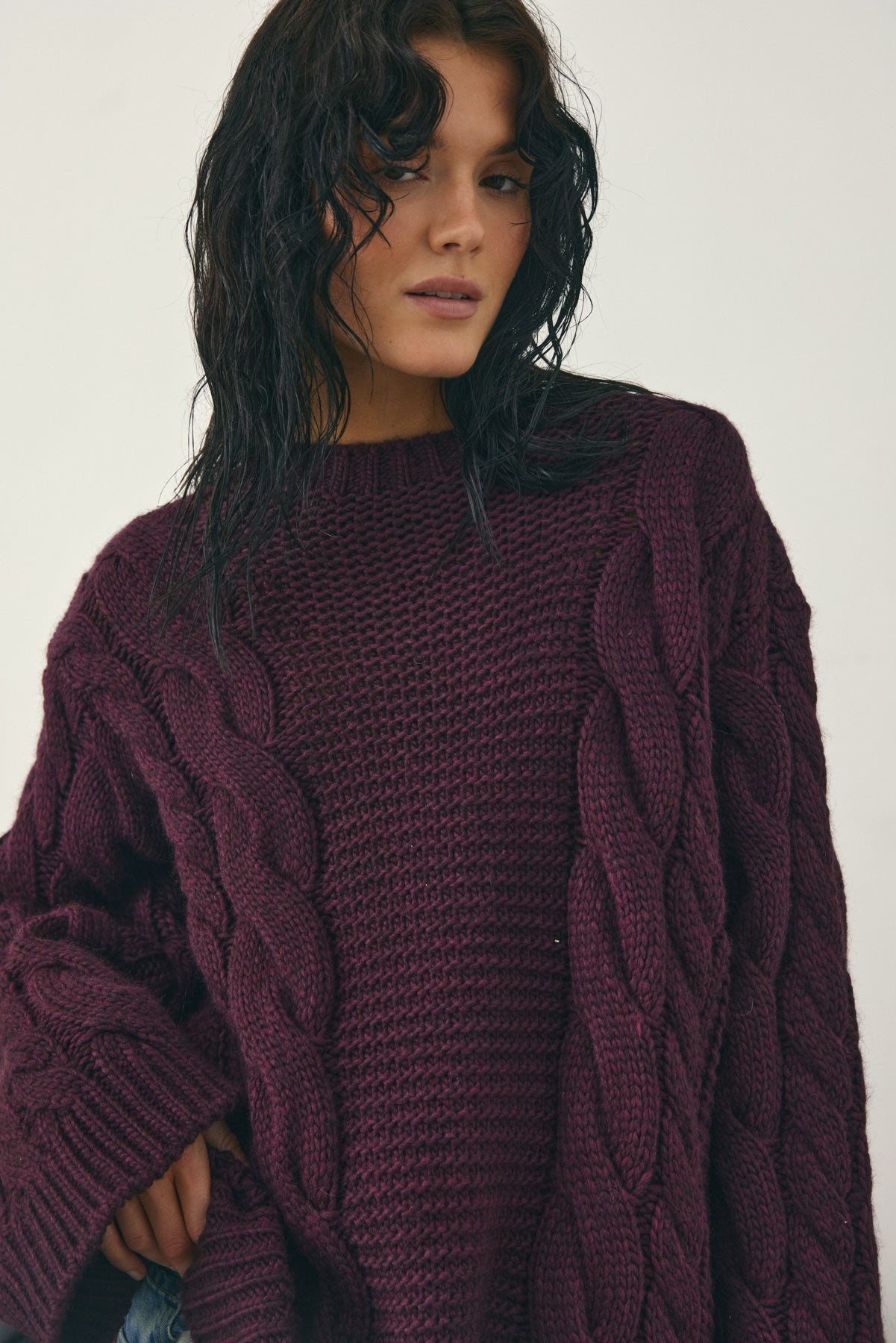 NOELLA Lisbeth Knit Burgundy TU